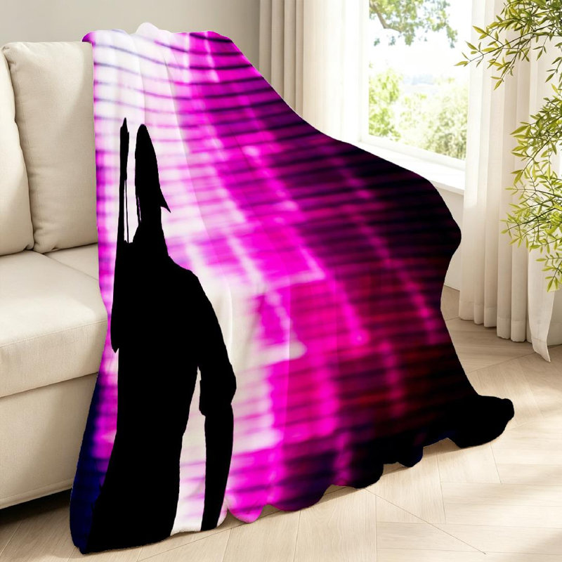 Clear Soft Flannel Fleece Throw Blanket,Artist Singing Live Single-Sided Print, Jeté 40 po x 50 po
