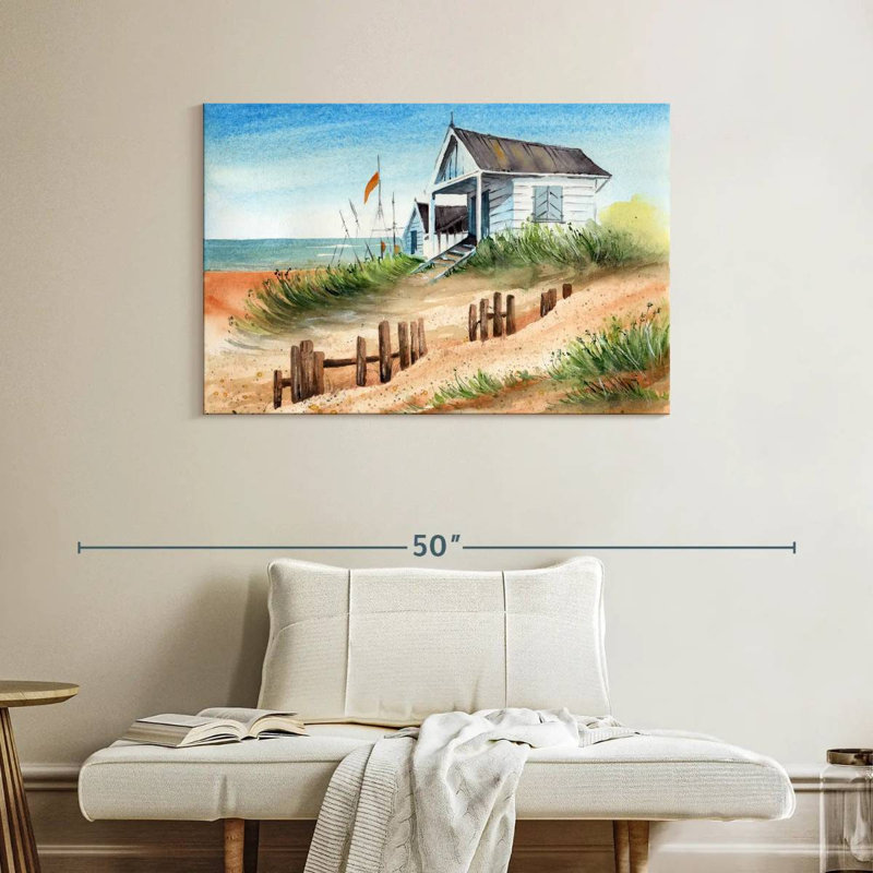 Lilie Beach House, 26" H x 39" W