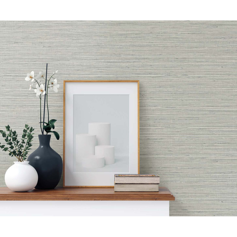 Tedlar Vinyl Matte Wallpaper Roll, Dove Gray