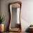 French-Style Vintage Irregular-Shaped High-Definition Full-Length Mirror-118377247