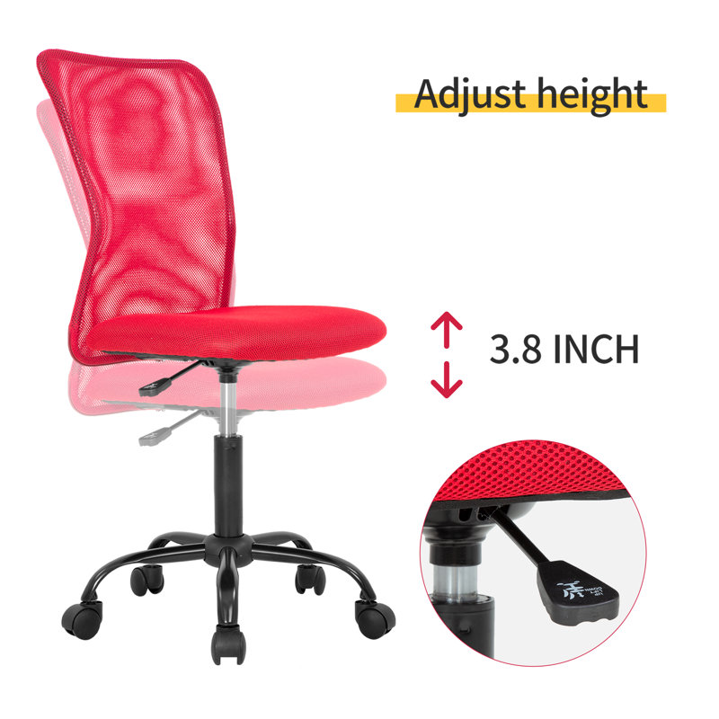 Mesh Task Chair, Red