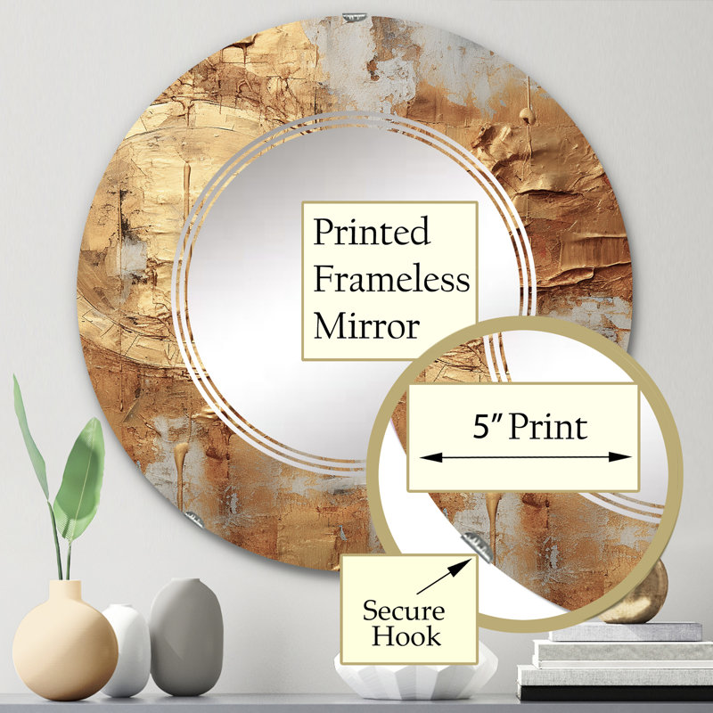 Miroir mural Yellowvale, 24 po x 24 po