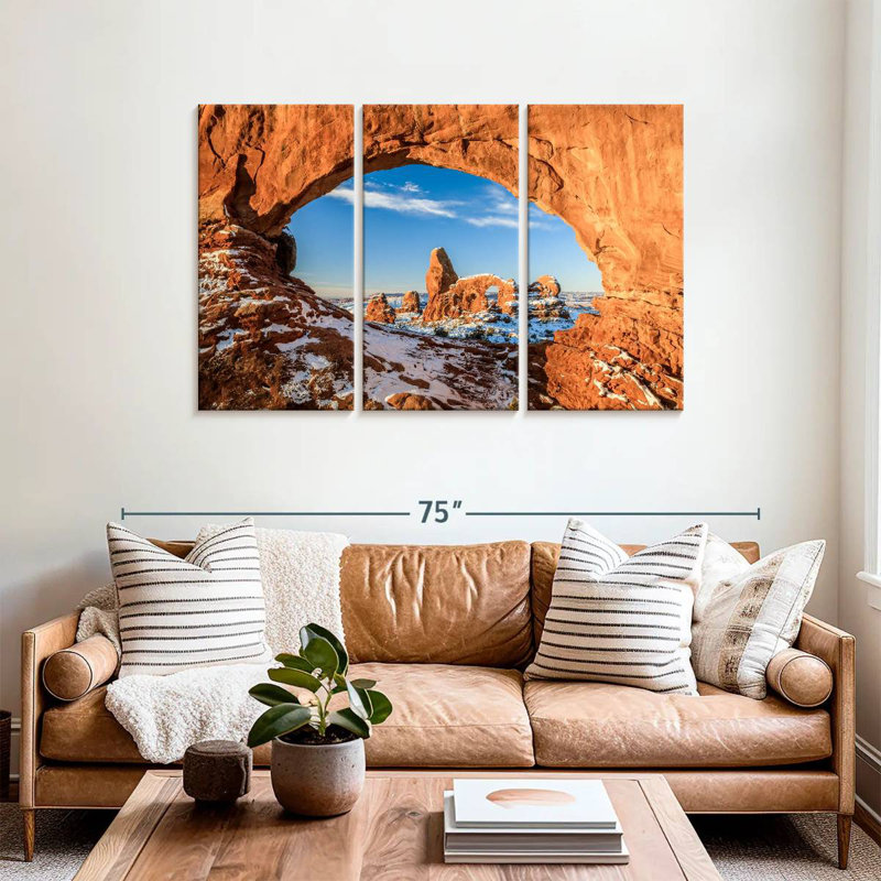 Nicci Arches Through An Arch, 36" H x 57" W