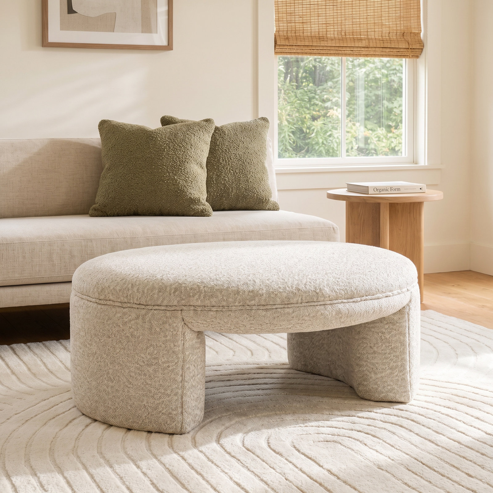 Billie 39" Upholstered Ottoman