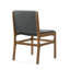 Ensemble de 2 chaises de salle à manger contemporaines rembourrées - structure en bois d'hévéa avec design minimaliste et sièges confortables