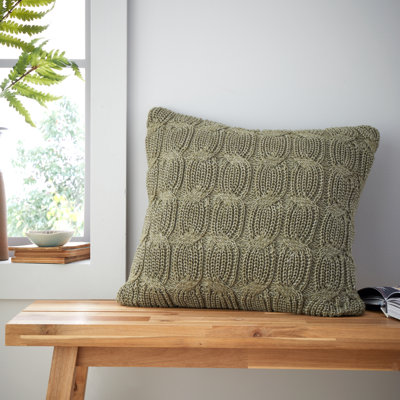 Chunky Marl Knit Cosy Cushion Cover