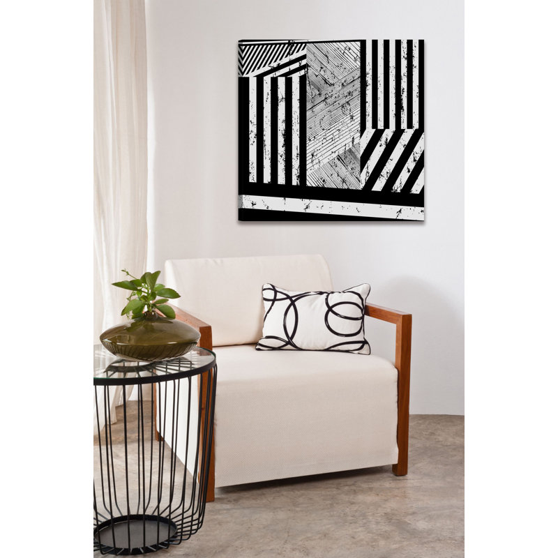 « maelstrom square », reproduction d’art sur toile tendue, H 40 po x l 40 po x P 1,5 po
