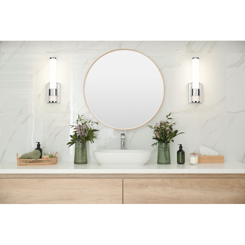 Atchley 1 Light Wall Sconce, Chrome