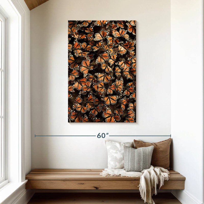 Brampt Monarch Butterfly Madness, 45" H x 30" W