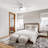 42 Inch White Ceiling Fan With 22W LED Light And Remote Control MDF Blades Reversible DC Motor-626313509-626313508