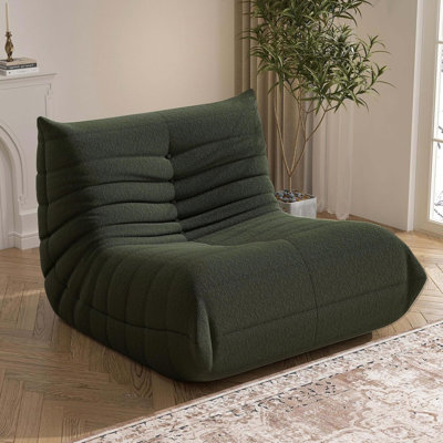 Bean Bag Chair Sofa Sack Big Beanbag Chair For Adults Fireside Bean Bag Lounger Memory Foam Chair For Home, Apartment Or Gaming Venue by Trule