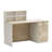 Jernigan 43.3'' H X 55.1'' W Rectangular Reception Desk with Filing Cabinet