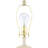 Jordie 1-Light Resin Table Lamp with Linen Drum Shade -284304214