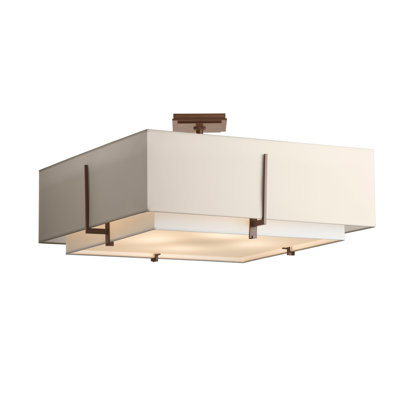 Plafonnier semi-encastré 4 lumières 24,6 po Exos