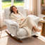 Fauteuil pivotant moderne avec dossier ajustable-1424328906