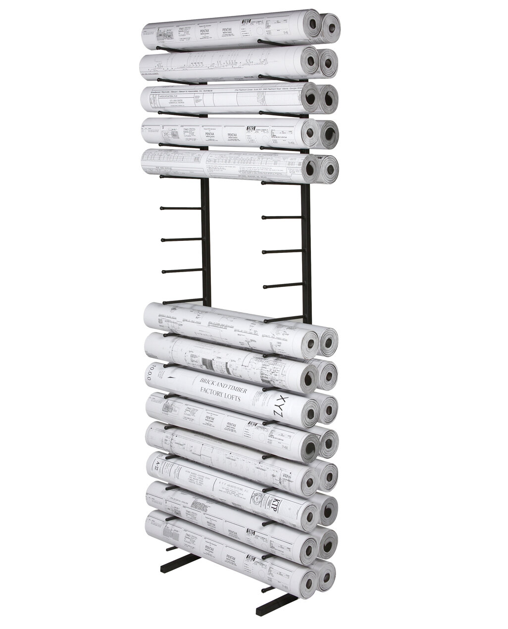 Vis-I-Rack High Capacity Blueprint Storage Type I Wall Rack