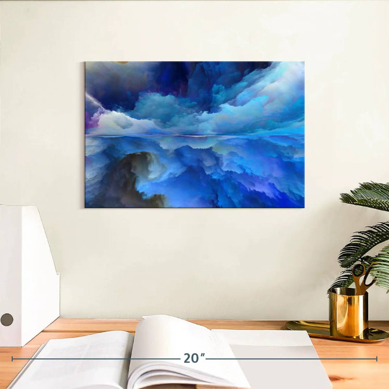 Avery Abstract Sky, 8" H x 12" W