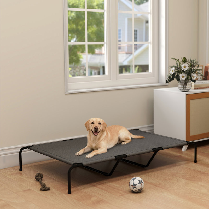Lit pour chien PawHut, Gris