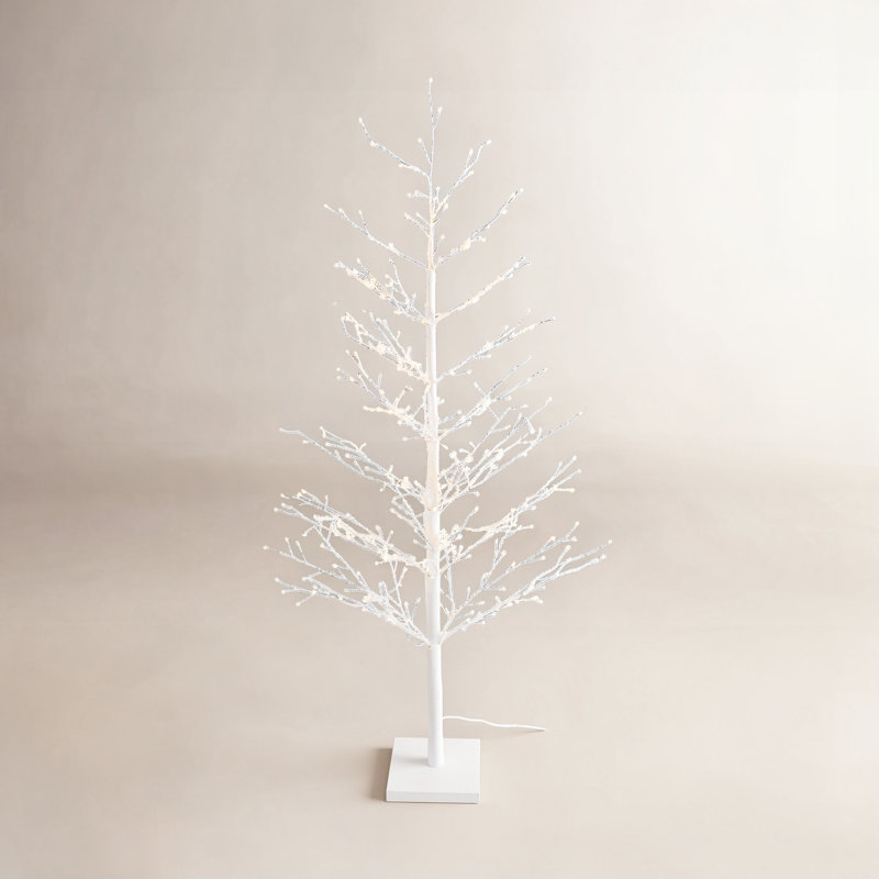 Bouleau blanc avec lumières DEL, 47.24"