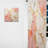 Demarius Pink White Minimalism Potteries - Modern Velvet Curtain - Room Darkening - 1 Panel-18639924