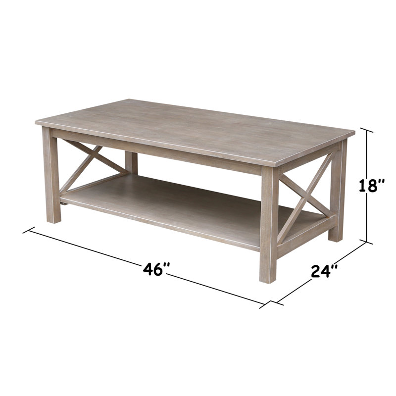 Rossitano Solid Wood Coffee Table
