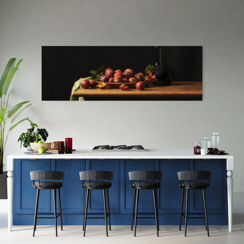 Art mural rustique foncé et classique, H 20 po x l 60 po