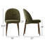 Chaise rembourrée avec pieds en métal-736462930