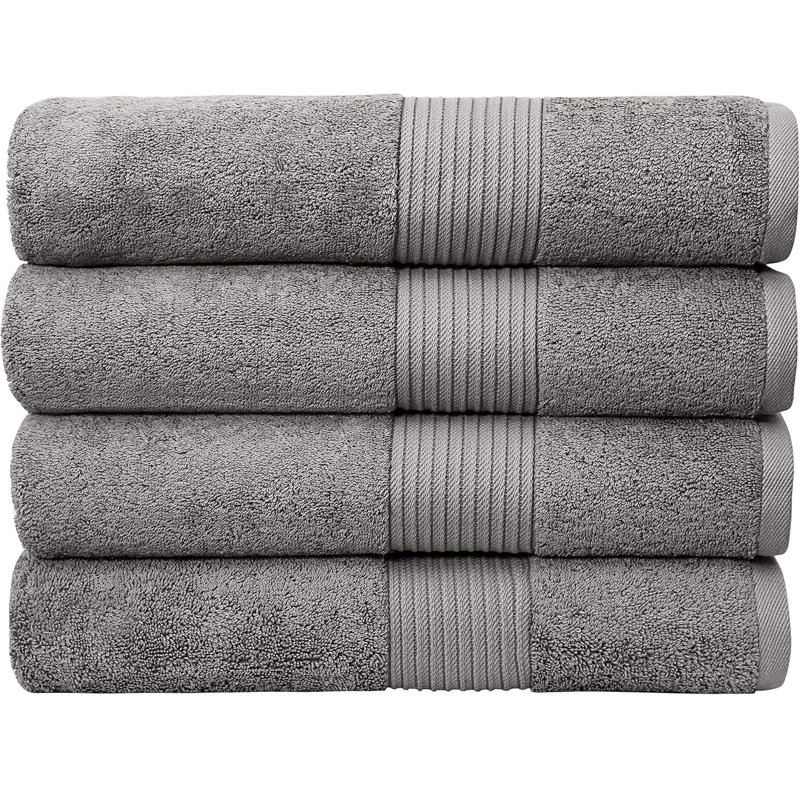 100% Cotton Bath Towel, Grey