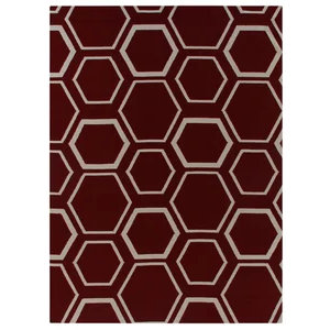 Wool Geometric Area Rug