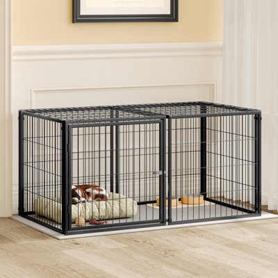 Caden Large Dog Cage 48" Dog Kennel