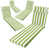 Olive Green White Striped
