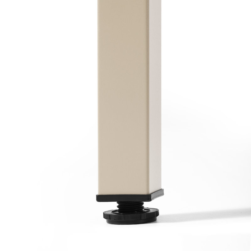 Ensemble repas carré pour 4 personnes, Beige