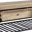 Table basse avec tablette de rangement