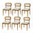 Amadou 19.25'' H Modern Linen Upholstered Side Chair with Rattan Backrest-94190909
