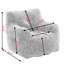 Fauteuil à billes doux pour adulte avec rembourrage en mousse-1848466395