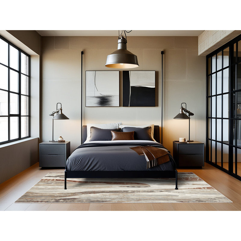 Windswept Harmony Rug, Square 4'