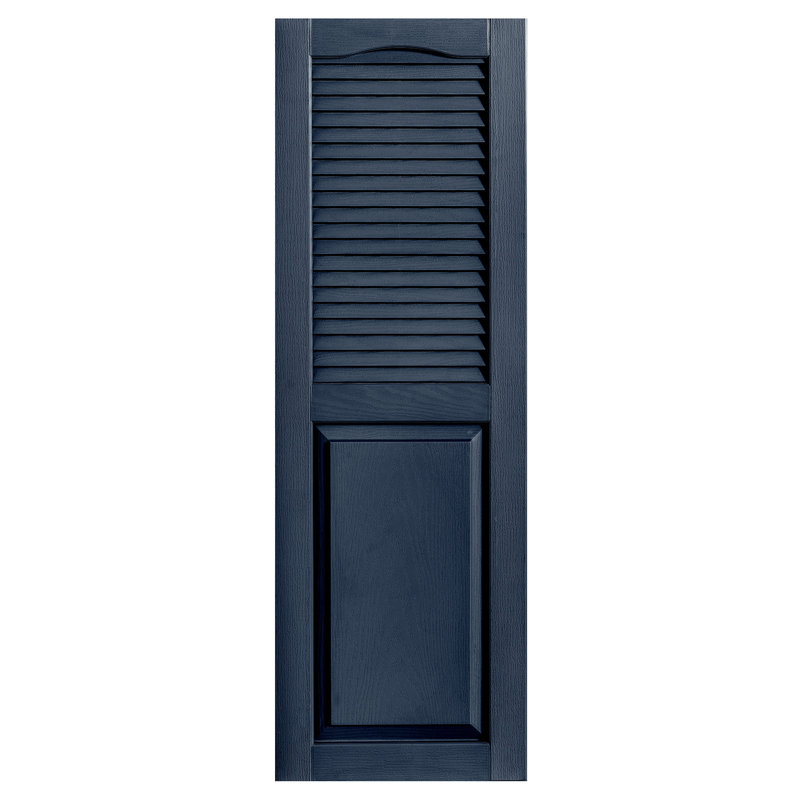Combinaison droite à persiennes combinées, 60 po, 12 po, Royal