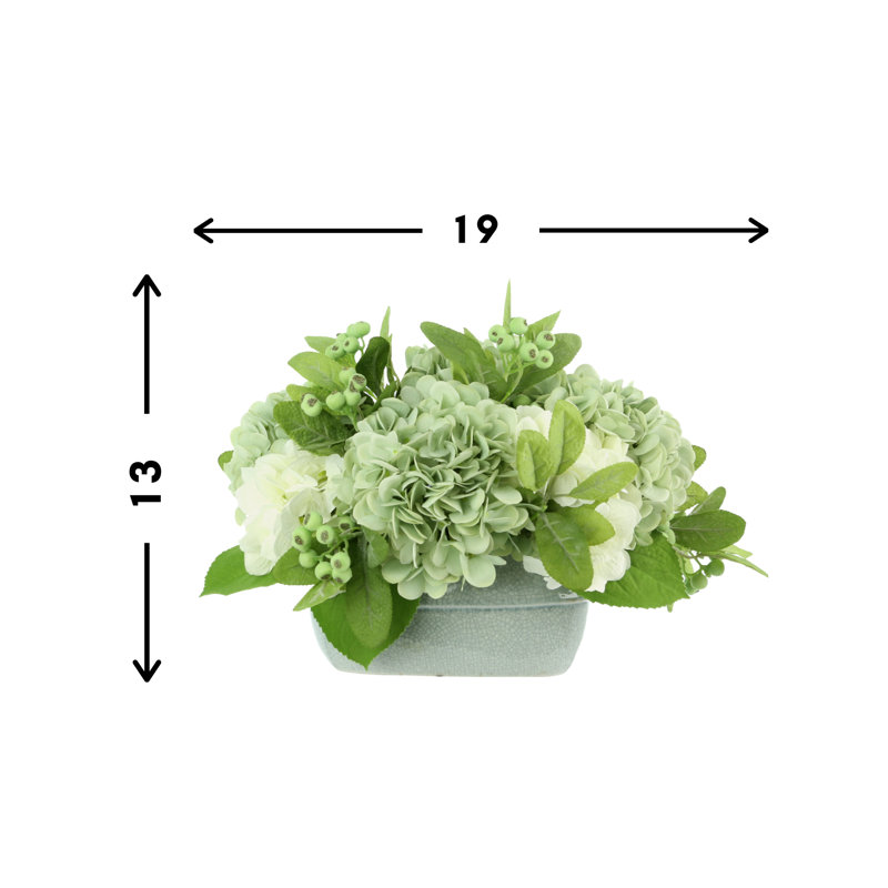 Hydrangeas with Berries Floral Arrangement