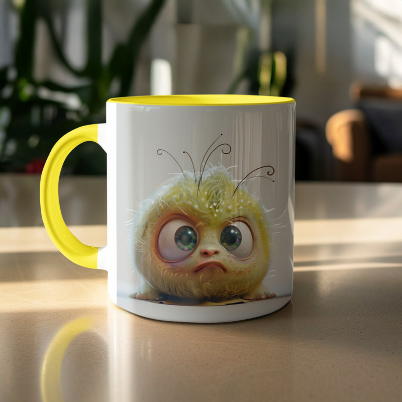 Ceramic Coffee Mug, Yellow