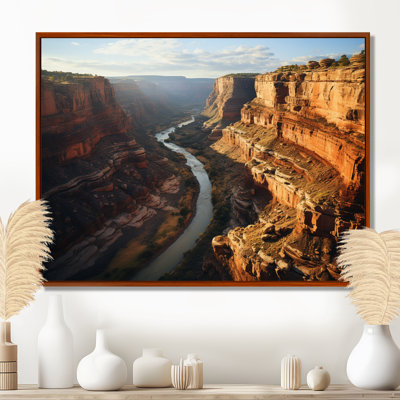 Canyon De Shelly Arizona Mountain River - Canyon Wall Art