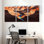 Cités et pays Grand Canyon, paysage de vallée, ensemble de 3 reproductions d'art sur toile