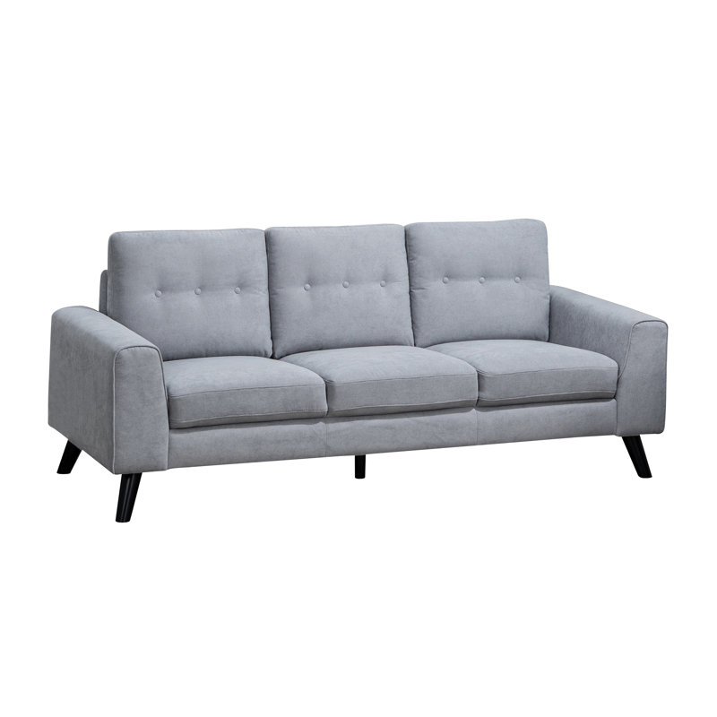Canapé, chenille grise, Chenille gris pâle