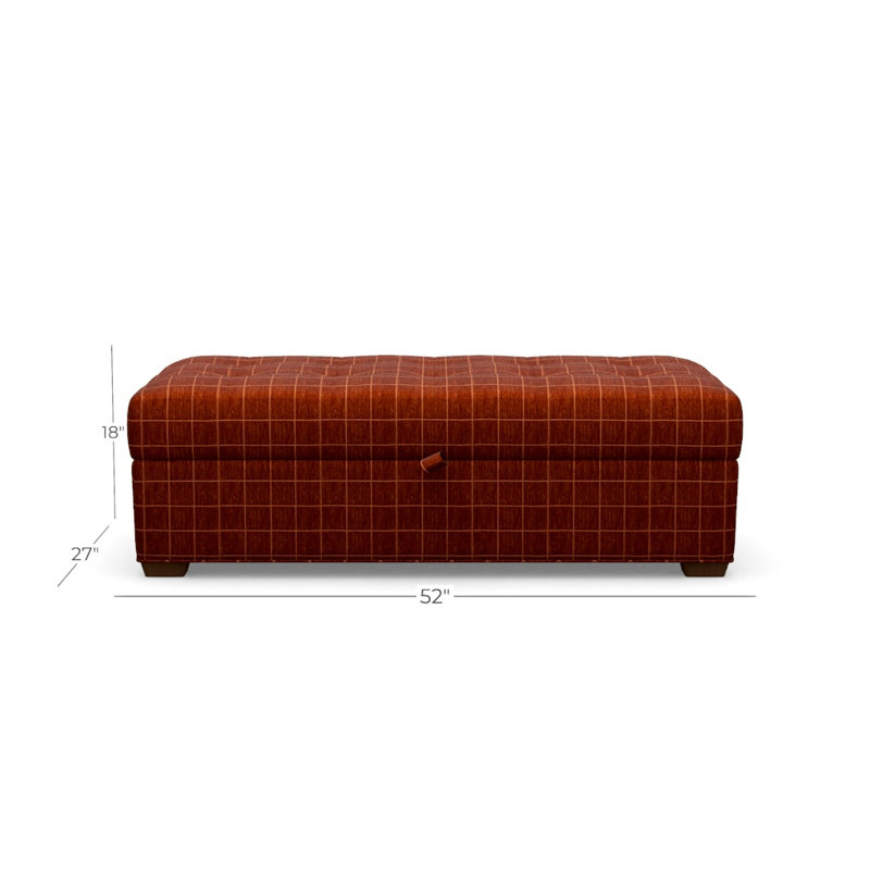 Baxter Ottoman, Block 654272, Walnut