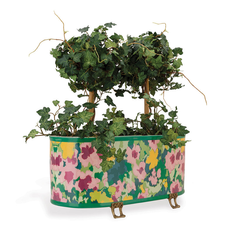 Rousham Ceramic Planter, Green