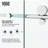 Elan E-Class 64-68" W x 76" H Sliding Frameless Shower Door with 3/8" Clear Glass-50553448