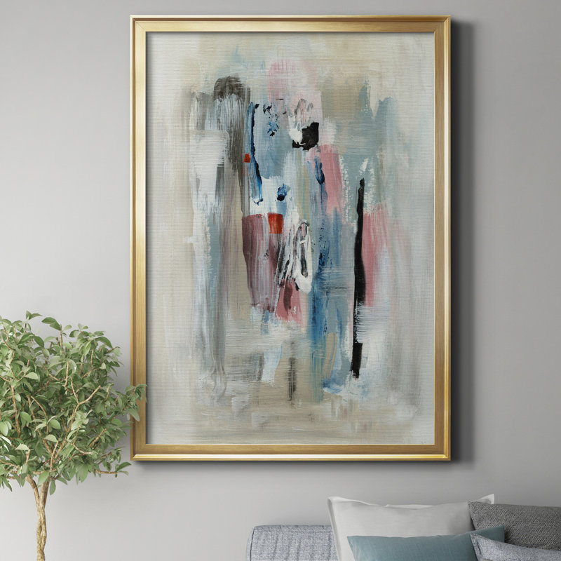 «Rain Shadow II» par J Paul, reproduction d'art sur toile, Doré, H 18,5 po x l 24,5 po x P 1,5 po