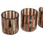 3 Piece Glass Tabletop Tealight Holder Set