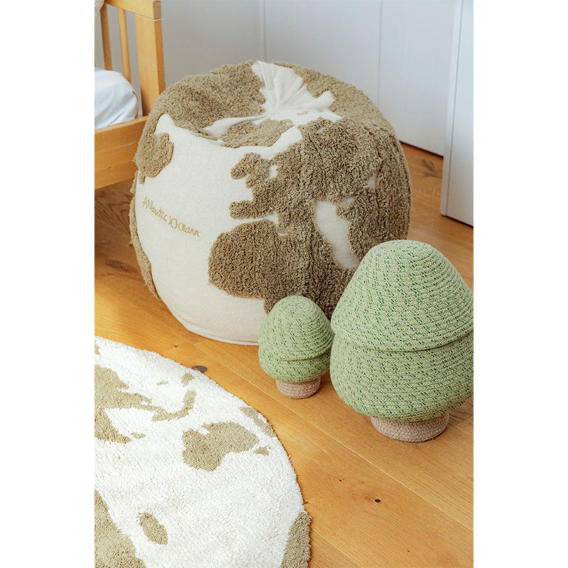 Back To School Round Pouf