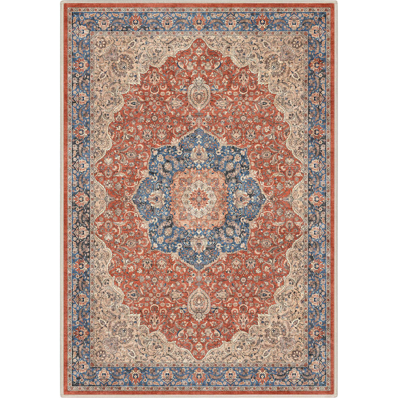 Espy Brussels Vintage Oriental Area Rug, Rectangle 3'11" x 5'3"