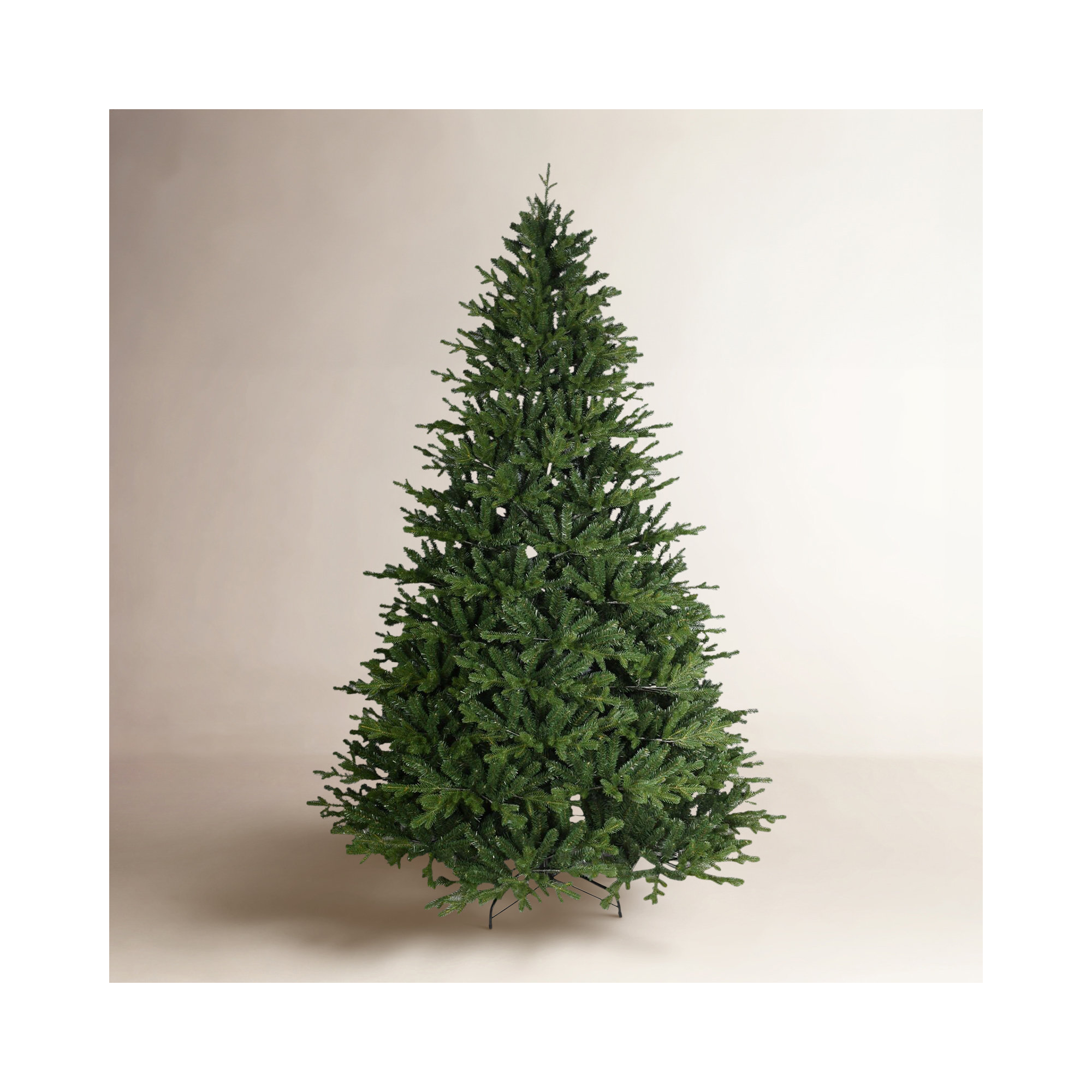 Fraser Hill Farm Unlit Traditional Oregon Pine Artificial Christmas Tree, 7.5'